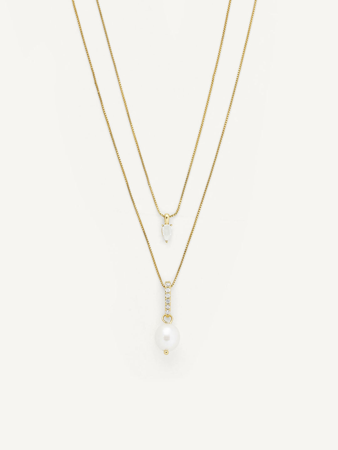 Elisajewels Alaia Layered Pendant Necklace