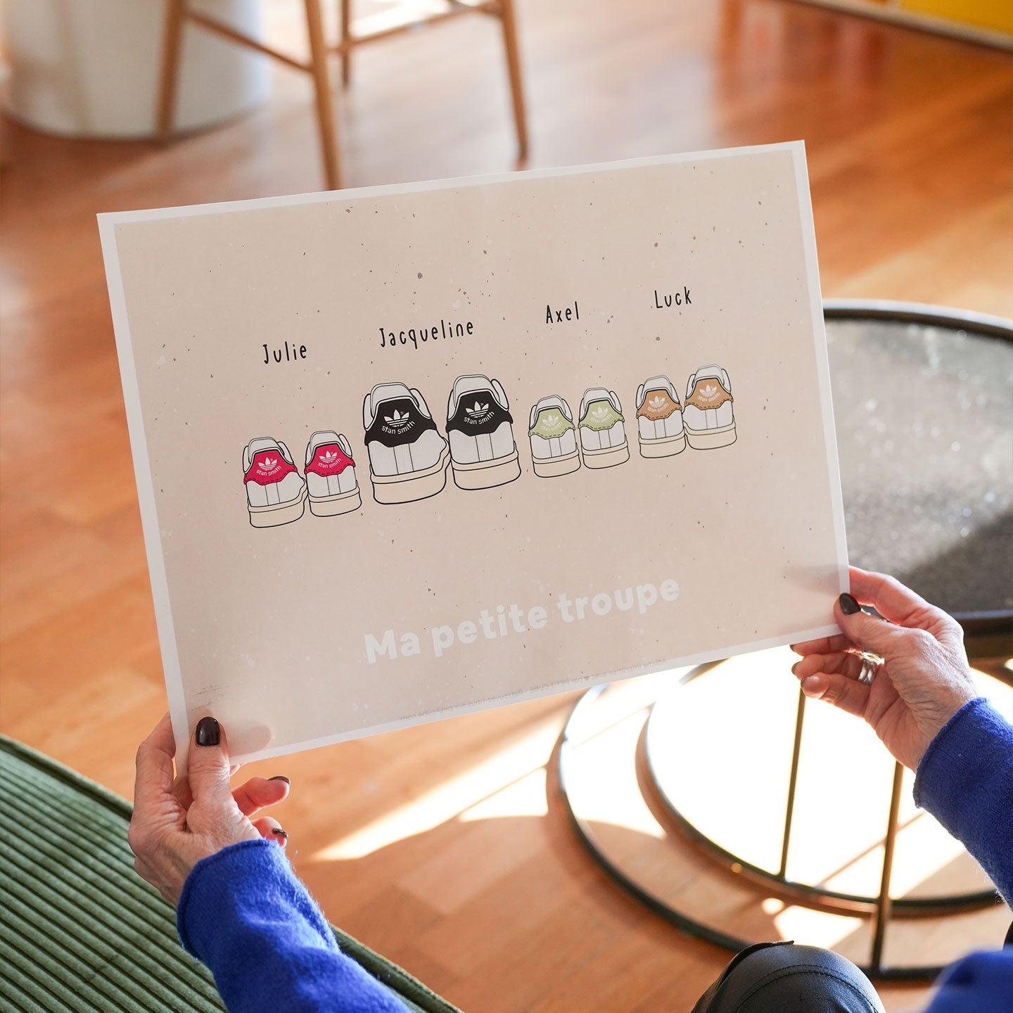 Affiche famille Baskets Stan Smith - HAPPY GIFTS