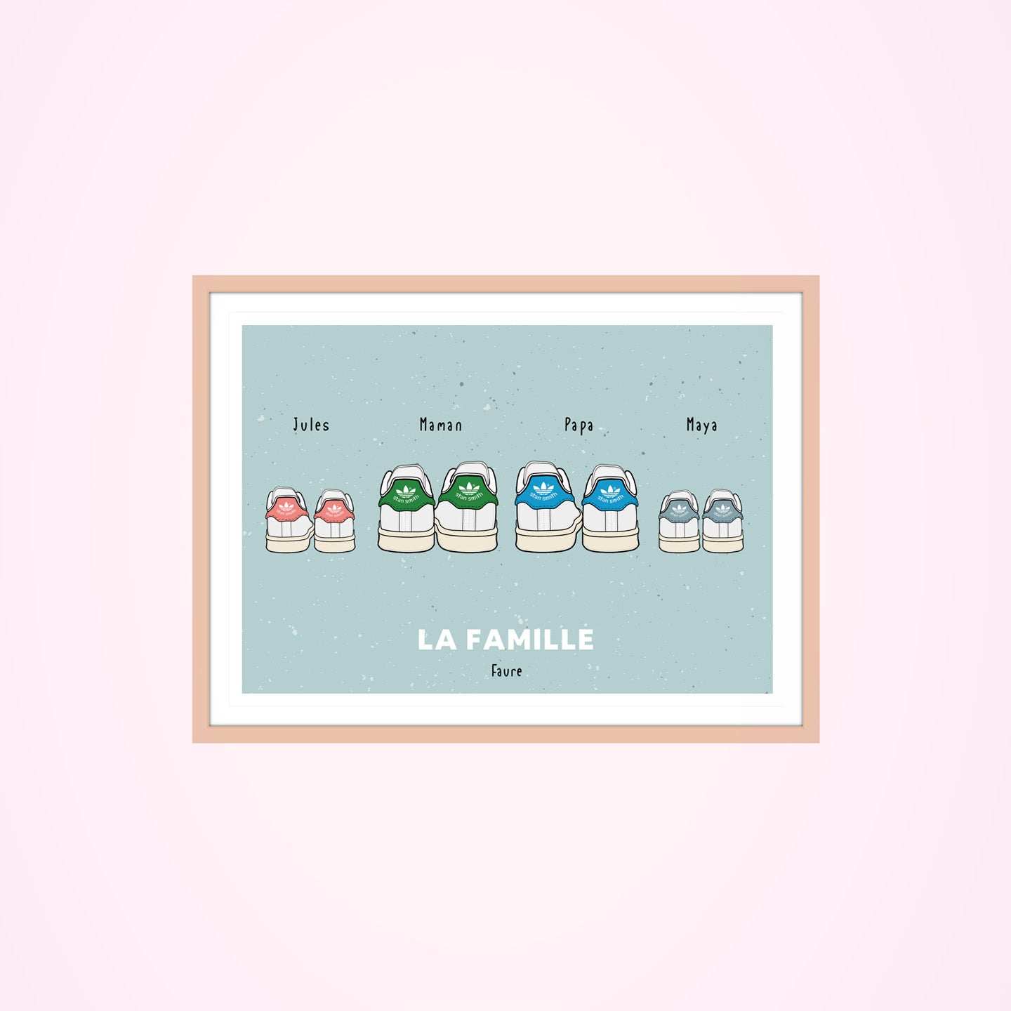 Affiche Baskets personnalisée