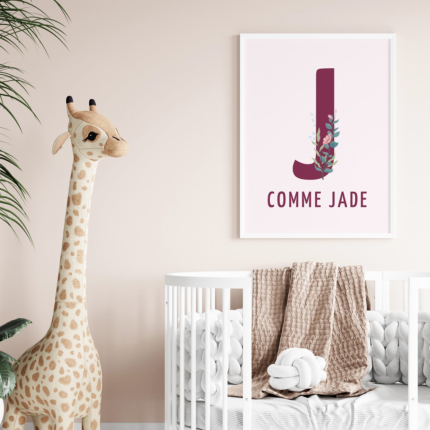 Affiche lettre à personnaliser