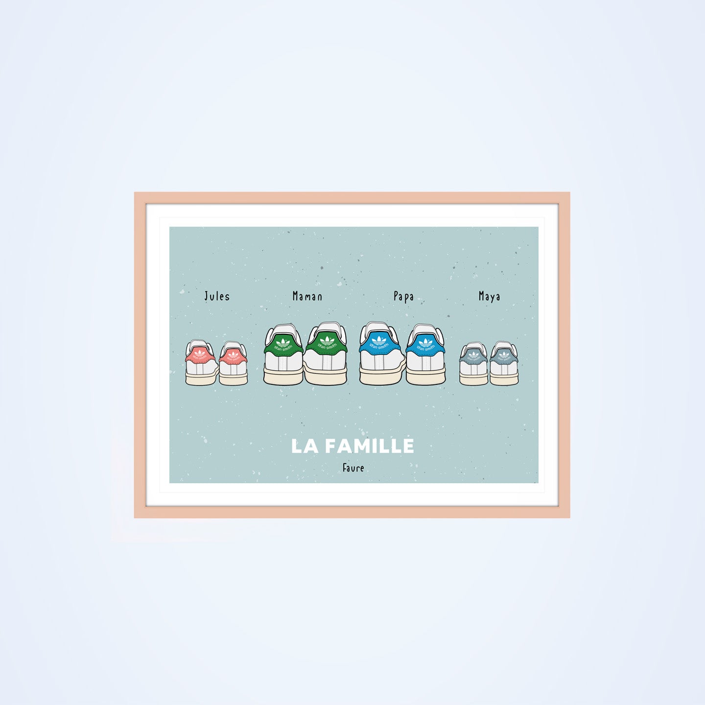 Affiche Baskets personnalisée