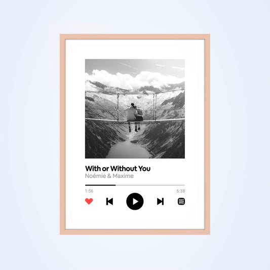Affiche lecteur de musique Spotify