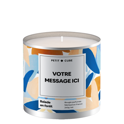 Bougie personnalisée