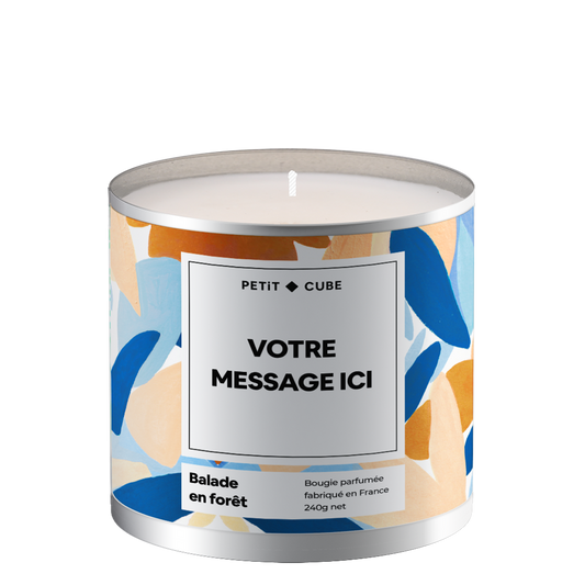 Bougie personnalisée