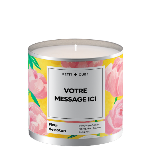 Bougie personnalisée