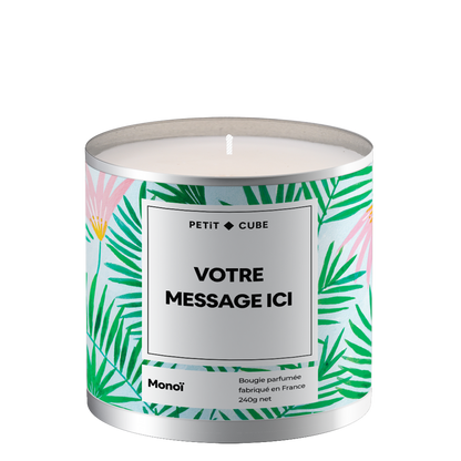 Bougie personnalisée