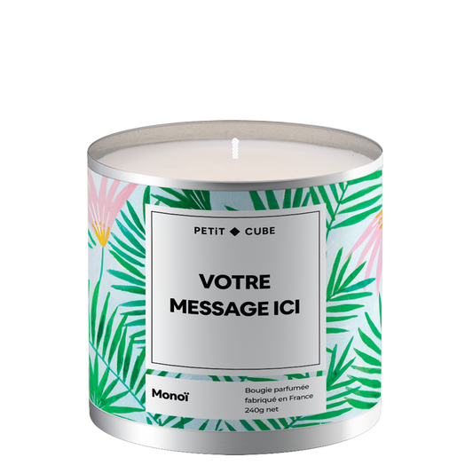 Bougie personnalisée