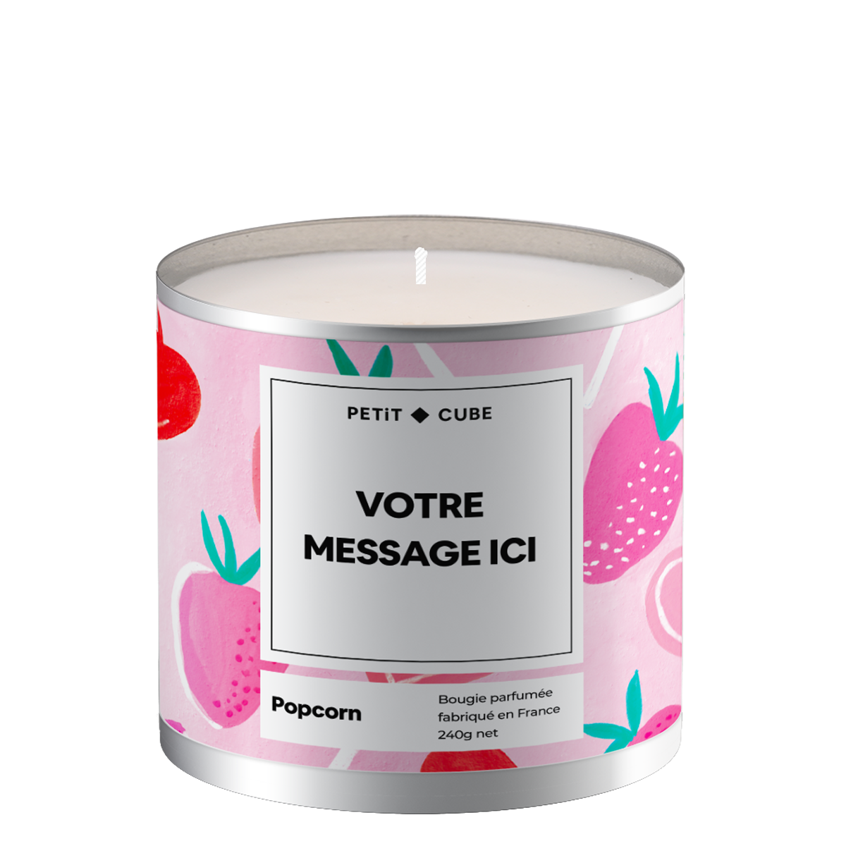 Bougie personnalisée