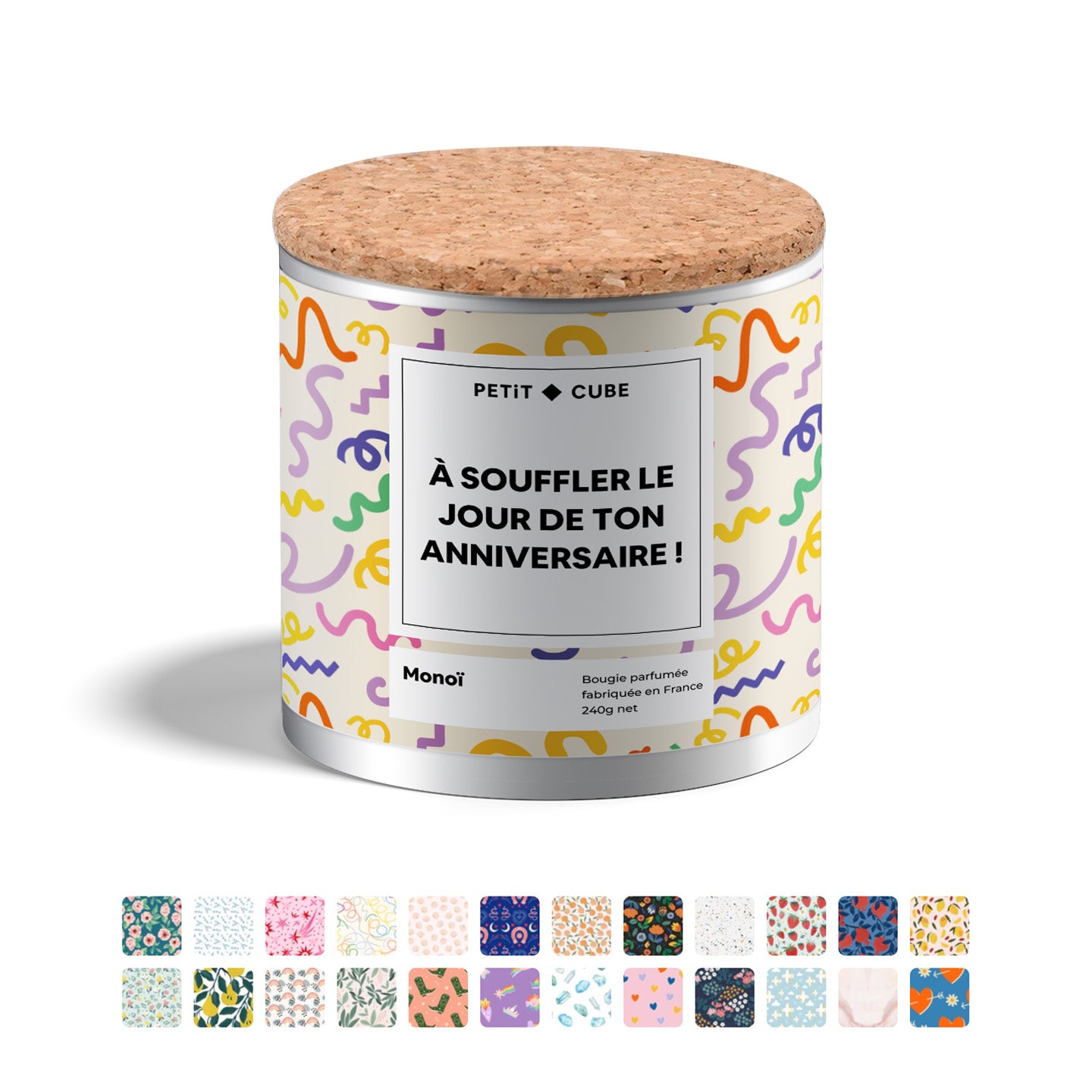 Motifs pour pot bougie personnalisée