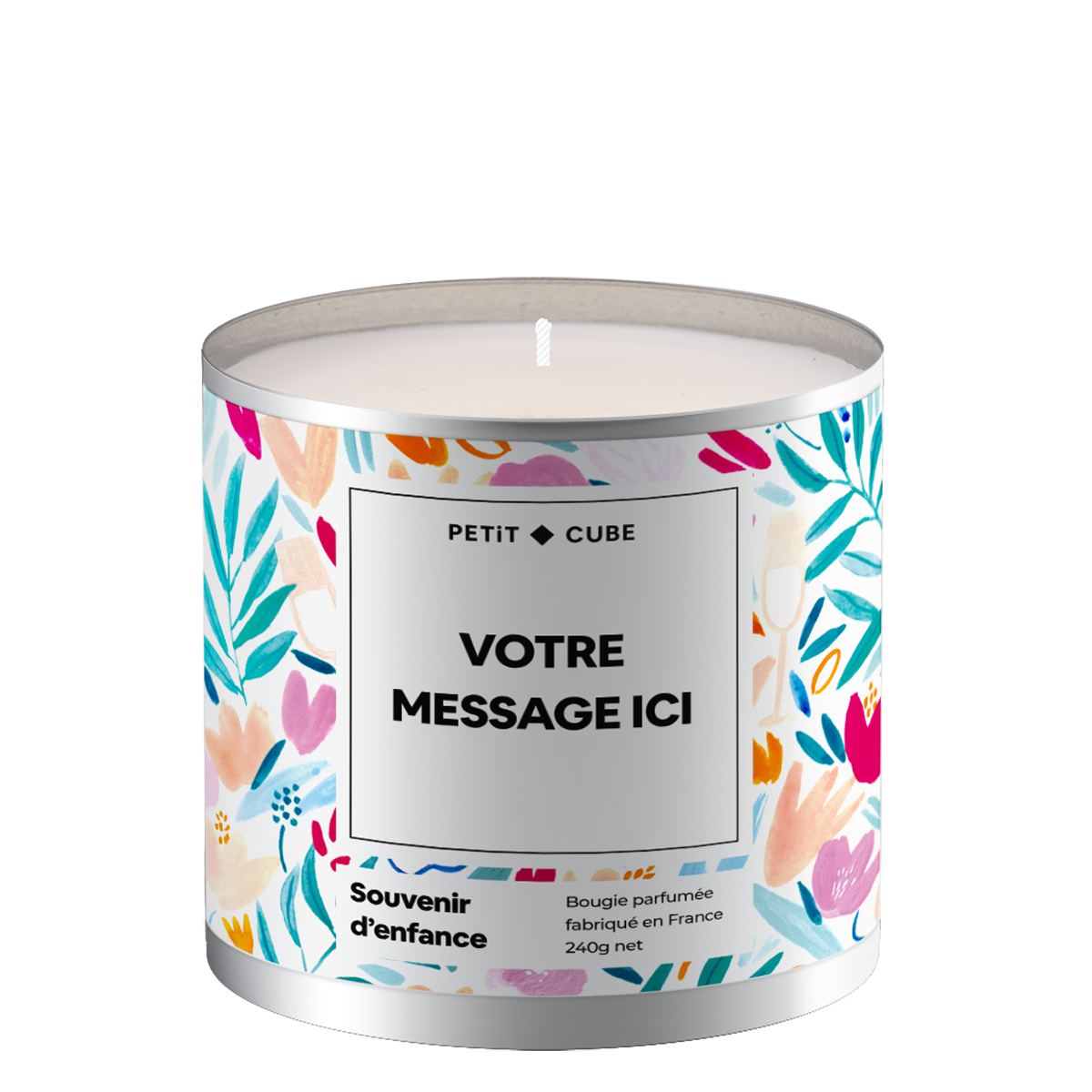 Bougie personnalisée