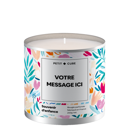 Bougie personnalisée