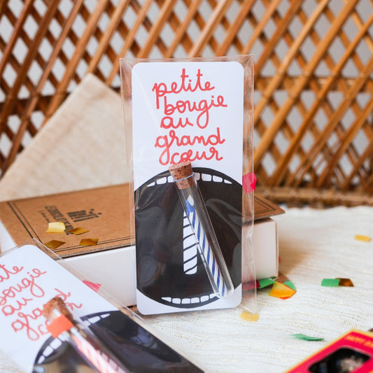 Bougie en tube - HAPPY GIFTS