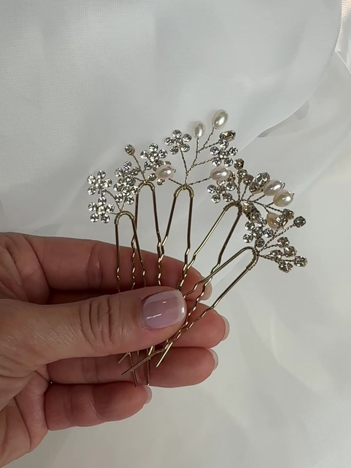 Elisajewels Adriana Hair Pins (Set of 5)