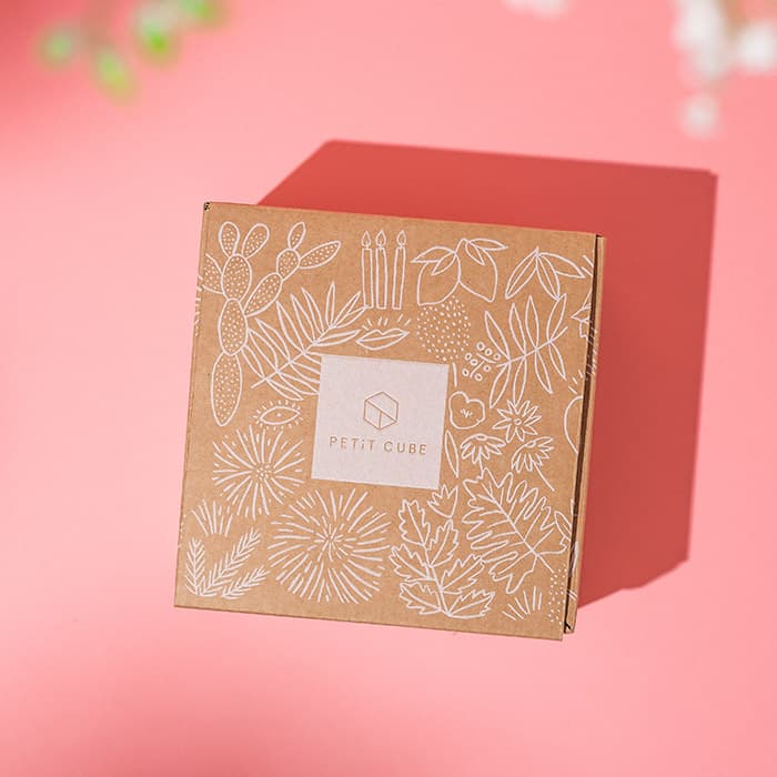 Idée cadeau bougie Saint-Valentin colis