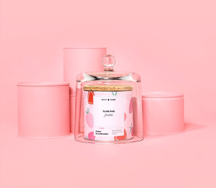 Idée cadeau bougie Saint-Valentin
