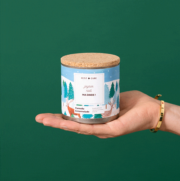 Idée cadeau bougie de Noël