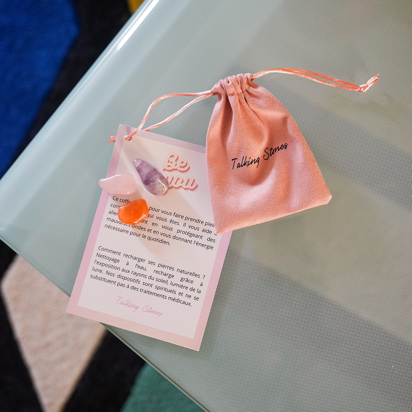 3 pierres Protection de Talking Stones - HAPPY GIFTS