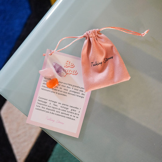 3 pierres Protection de Talking Stones - HAPPY GIFTS