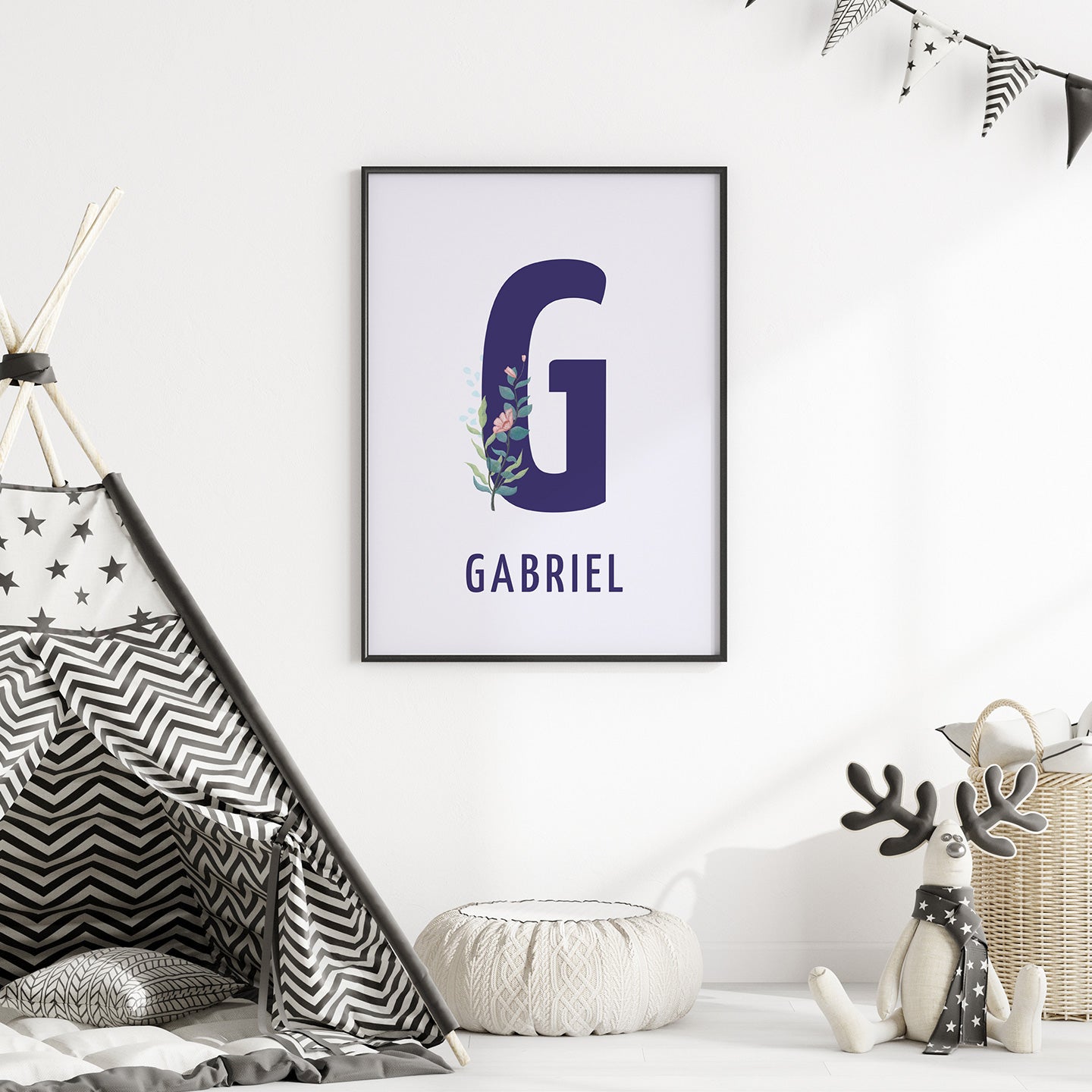 Affiche lettre personnalisée