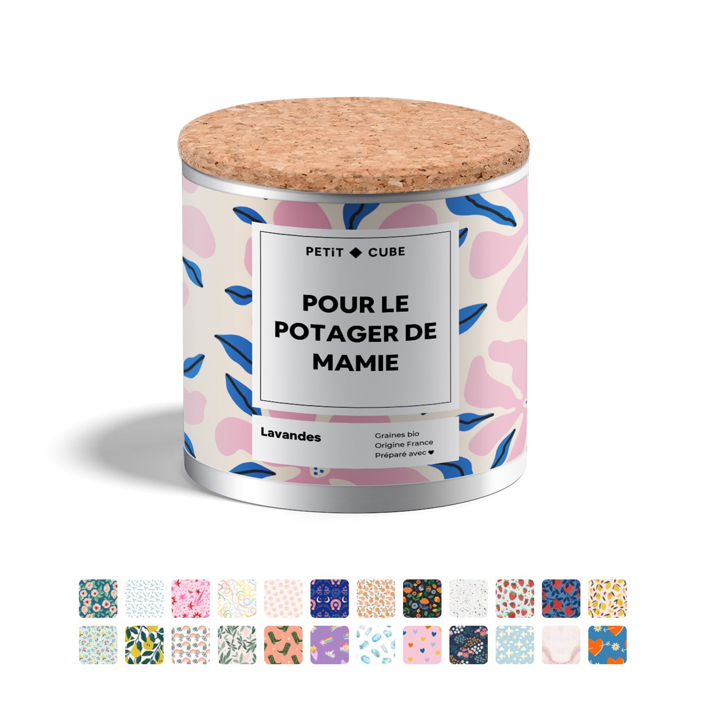 Pot de plantes personnalisé avec différents motifs