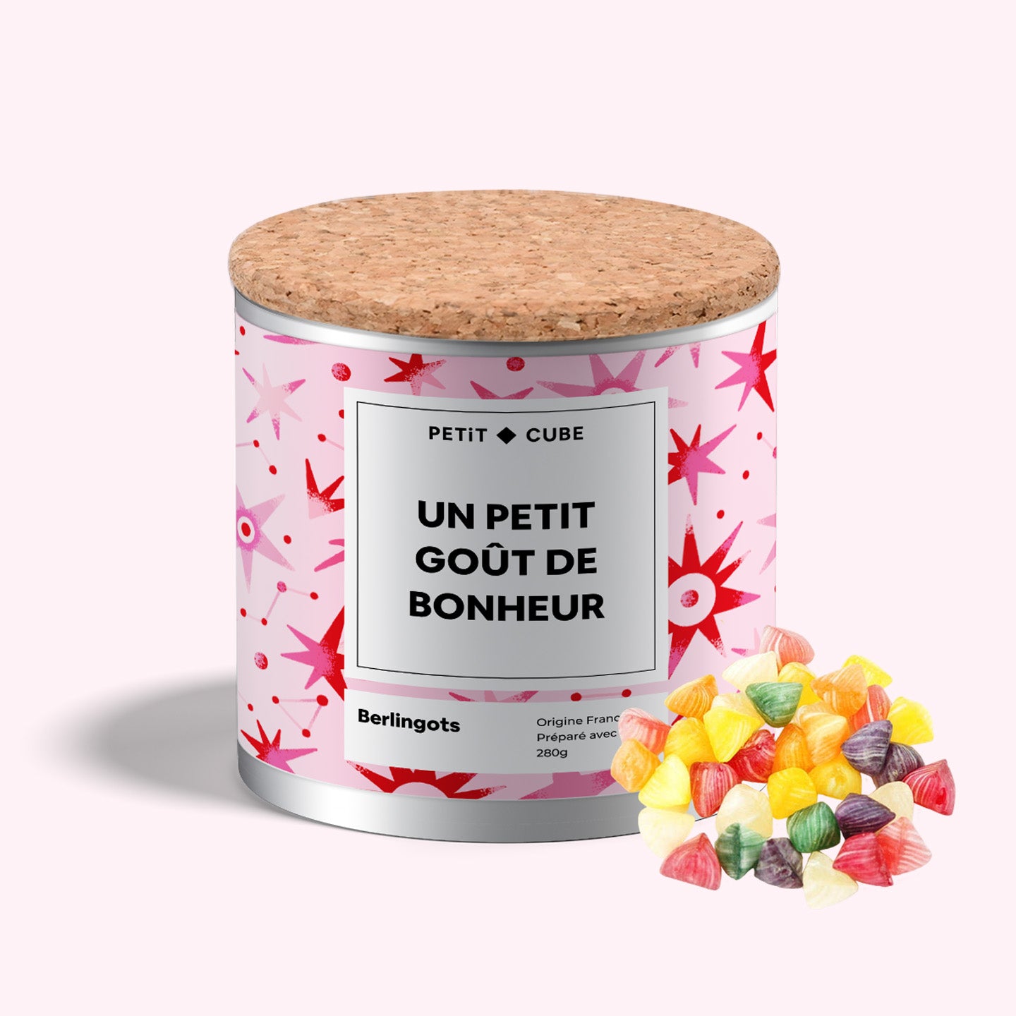 Pot de bonbons personnalisé